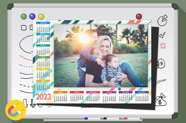 Magnetic Full-Year Calendar